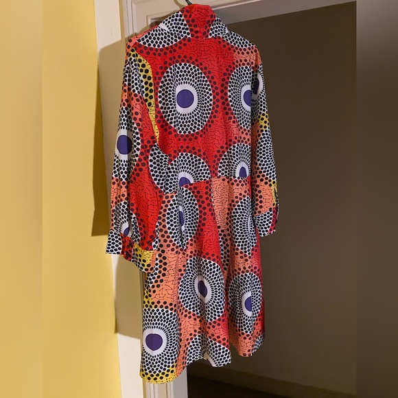 Vibrant Patterned Dress - Picture 2 of 3